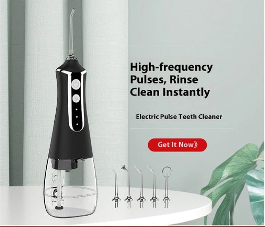Oral Irrigator Portable Dental Water Flosser USB Rechargeable Water Jet Floss Tooth Pick Jet Tip Modes Waterproof